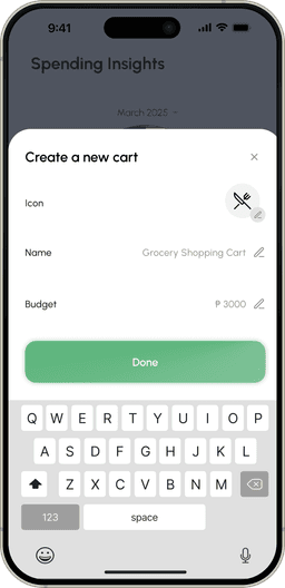 Create new cart mockup